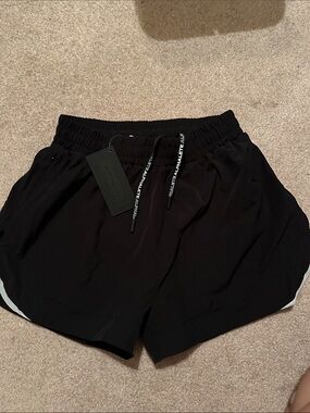 Alphalete Black Athletic Running Shorts